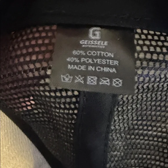 Black Mesh Hat - Picture 4 of 4